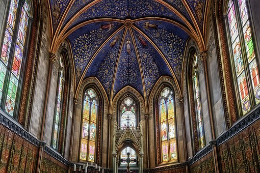inside church building